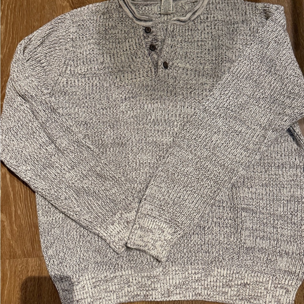 L.L. Bean Gray Crewneck Sweater